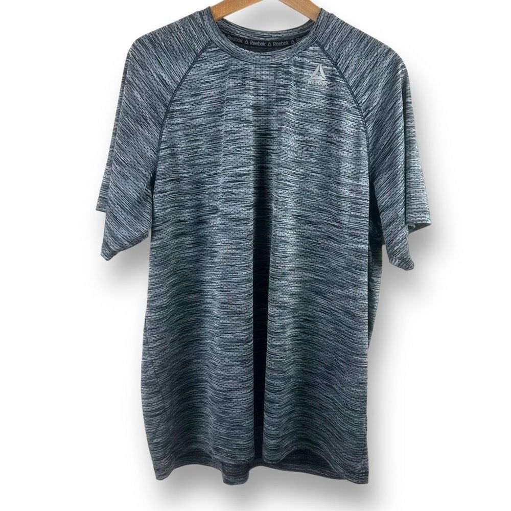 Reebok Mens Heather Gray Athletic‎ Shirt Size XL